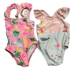 Baby Gap Swim and H2O swim one piece 6-12 months and 12-18 months Preowned ocean